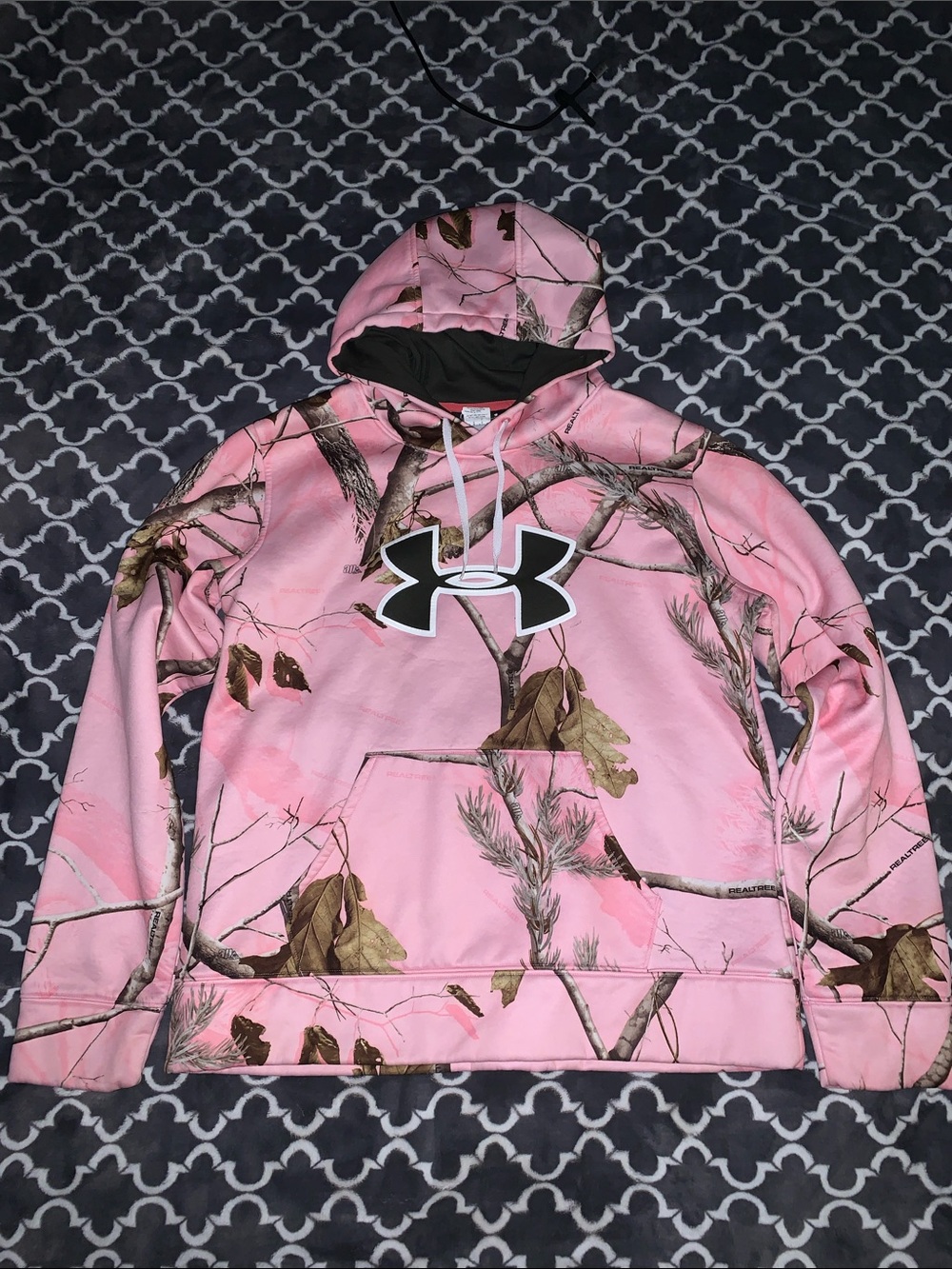 Under Armour Realtree Pink Camo Pullover Hoodie